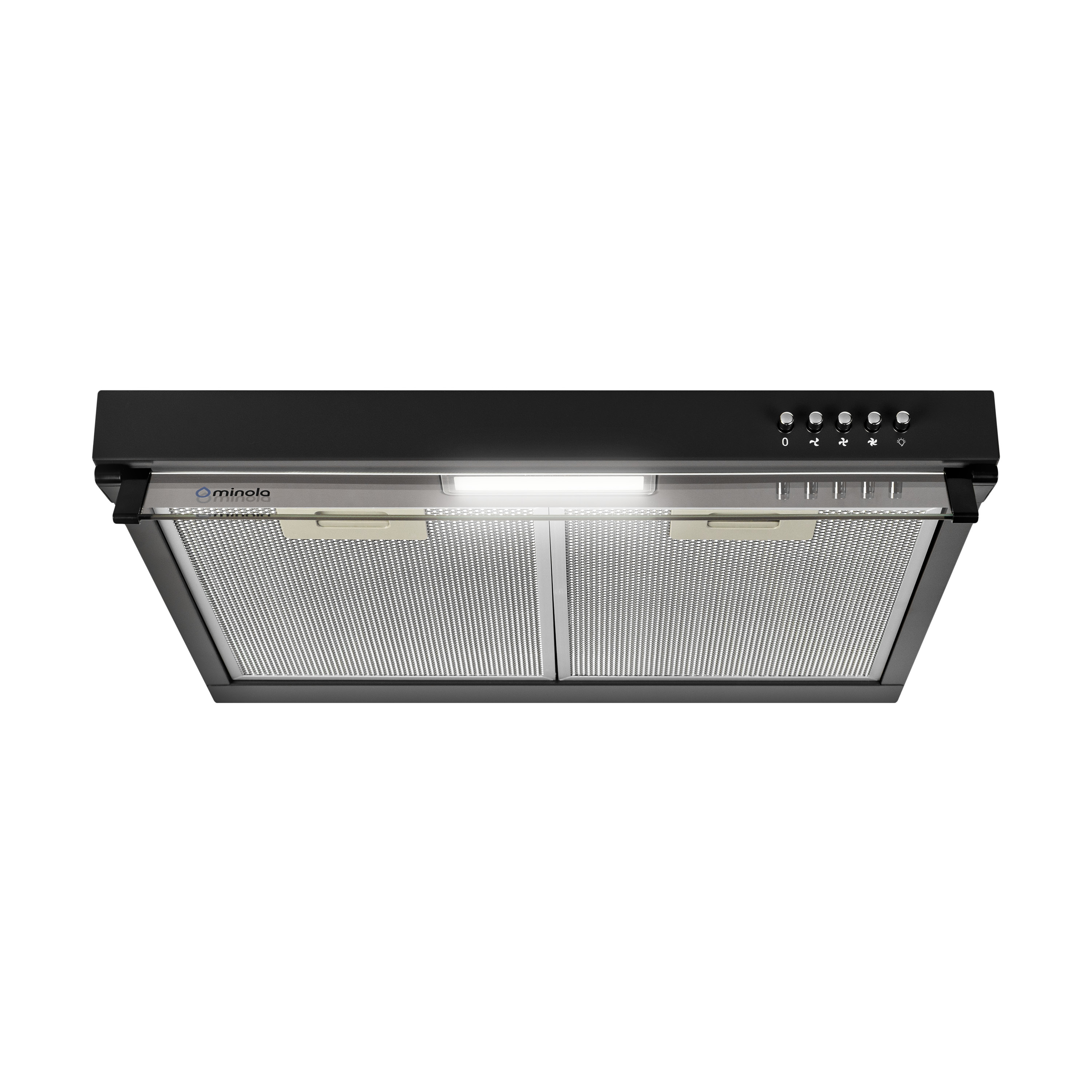 Вытяжка плоская Minola HPL 622 BL
